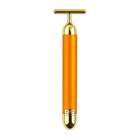 24K Gold Energy Beauty Bar Electric Facial Massage Roller
